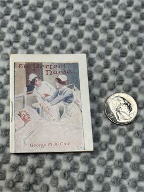 1914 The Winthrop Press-The Perfect Nurse-Tobacco Cigarette Insert-Mini Book